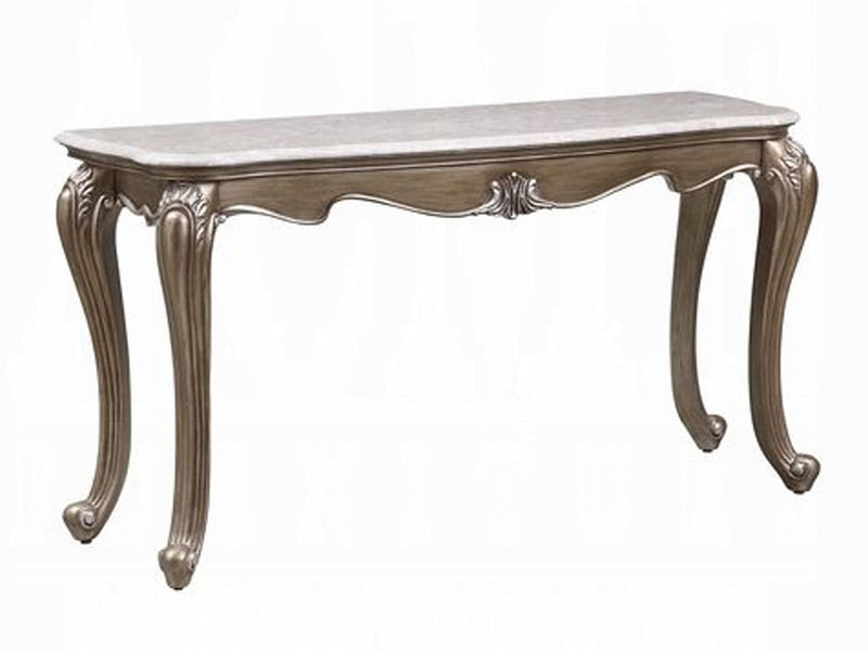 Elozzol 60" Wide Marble Top Console Table