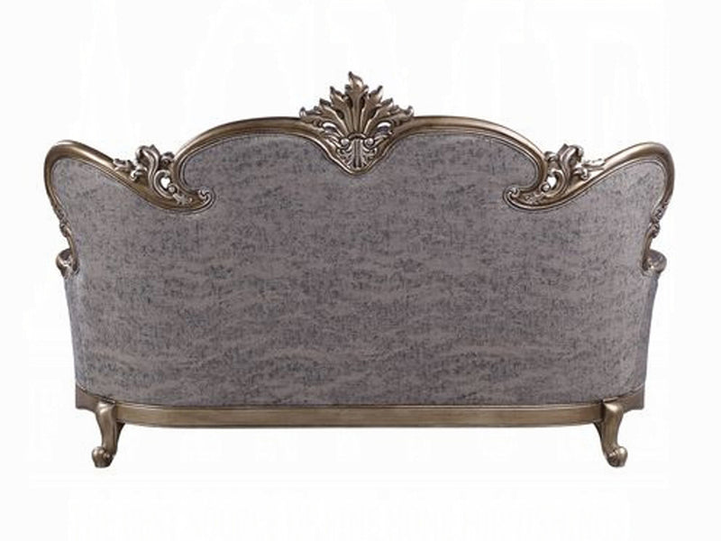 Elozzol 90" Wide Wooden Carved Traditional Sofa