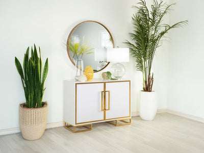 Elsa 48" Wide 2 Door Wood Accent Cabinet