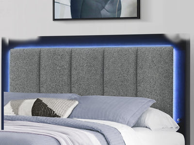 Emma Platform Bed With LED, USB,  Bluetooth Speaker