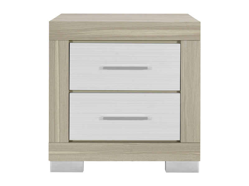 Emma 22.9" Tall 2 Drawer Nightstand