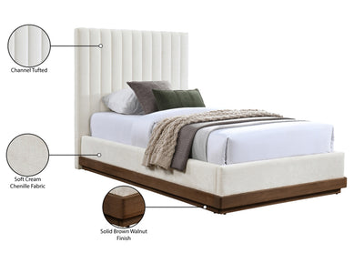 Emmet Walnut Platform Bed