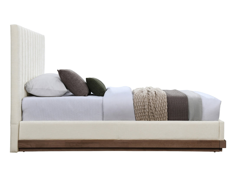 Emmet Walnut Platform Bed