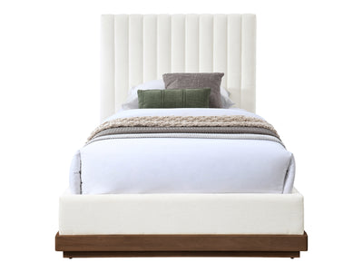 Emmet Walnut Platform Bed