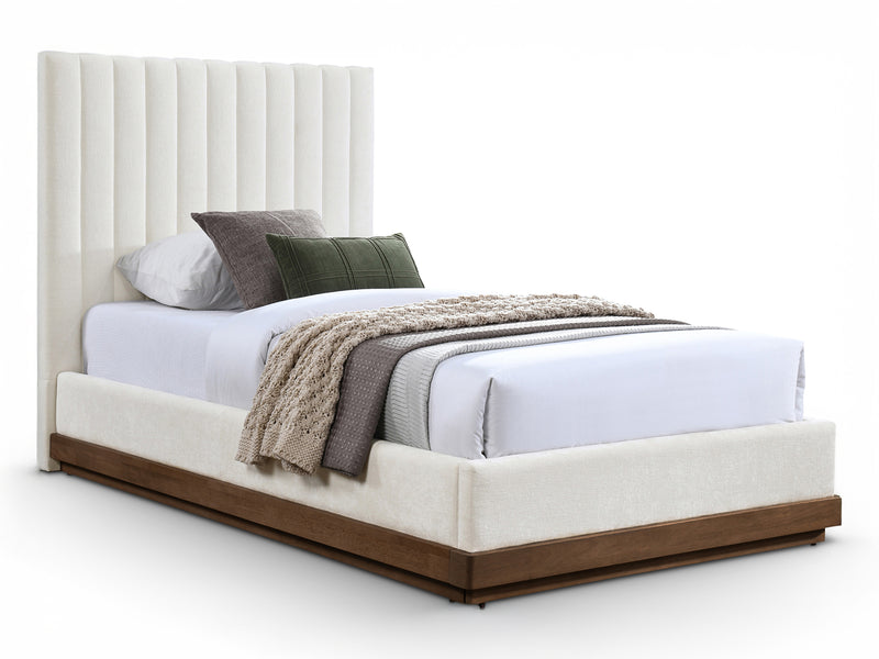 Emmet Walnut Platform Bed