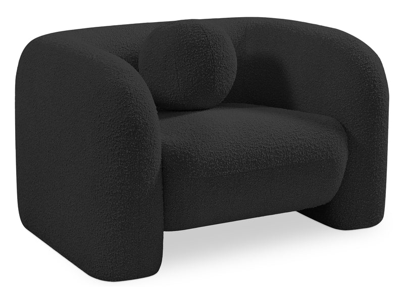 Emory 44" Wide Boucle Fabric Armchair