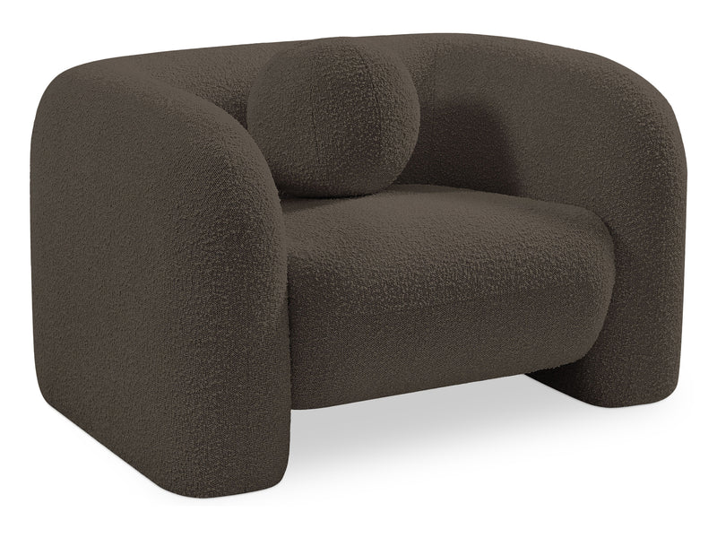 Emory 44" Wide Boucle Fabric Armchair
