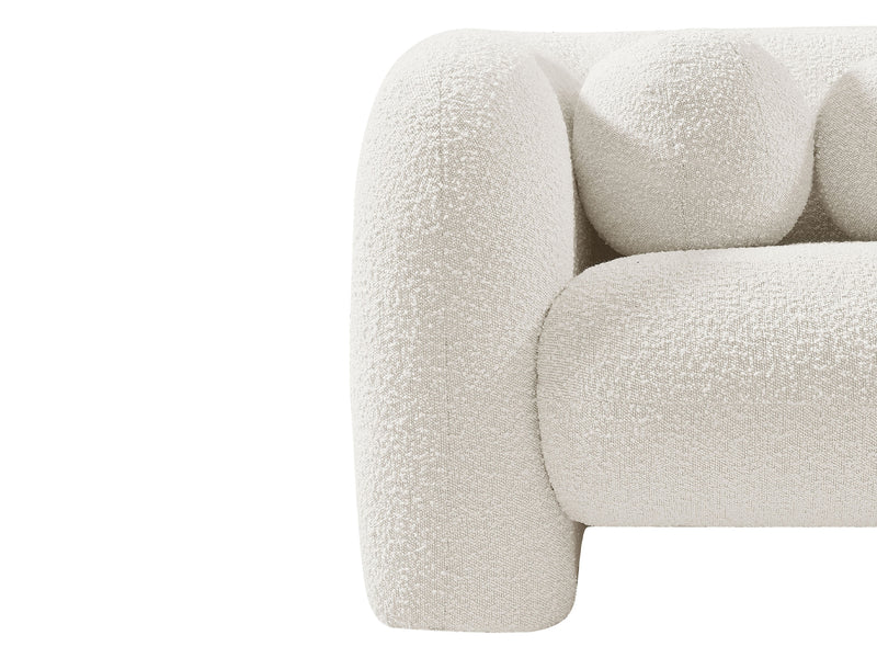 Emory 44" Wide Boucle Fabric Armchair