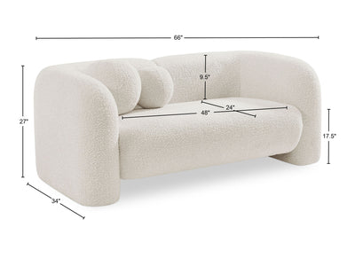 Emory Boucle Fabric Living Room Set