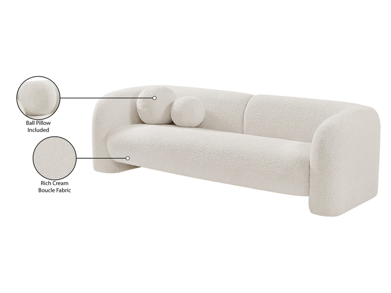 Emory Boucle Fabric Living Room Set