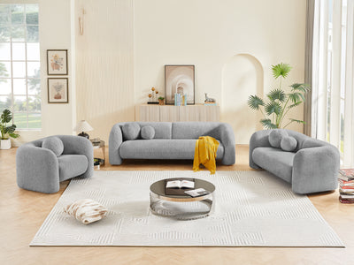 Emory 44" Wide Boucle Fabric Armchair