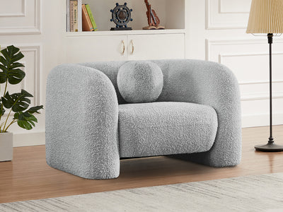 Emory 44" Wide Boucle Fabric Armchair