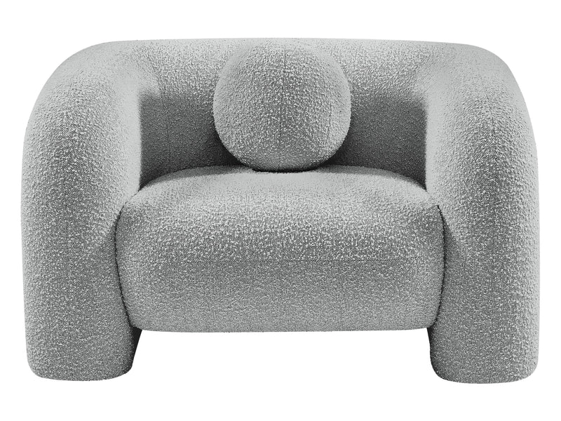 Emory 44" Wide Boucle Fabric Armchair