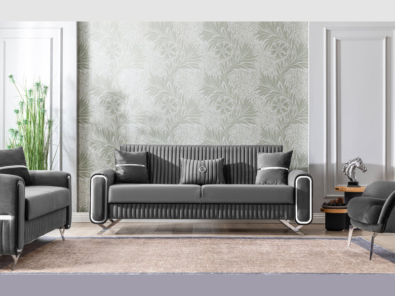 Escalade 86.6" Wide Convertible Sofa