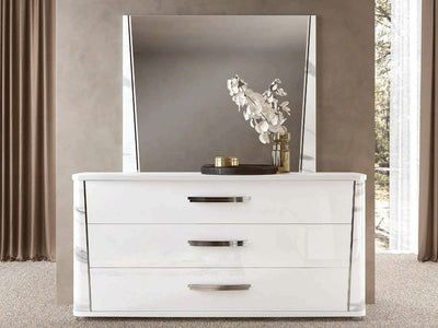 Anna 69" Wide 3 Drawer Dresser With Mirror