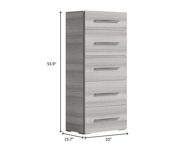 Mia 23" Wide 5 Drawer Chest