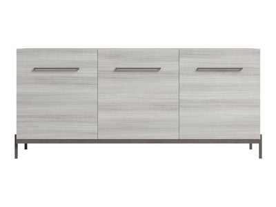 Mia 72.8" Wide 3 Door Buffet With Mirror