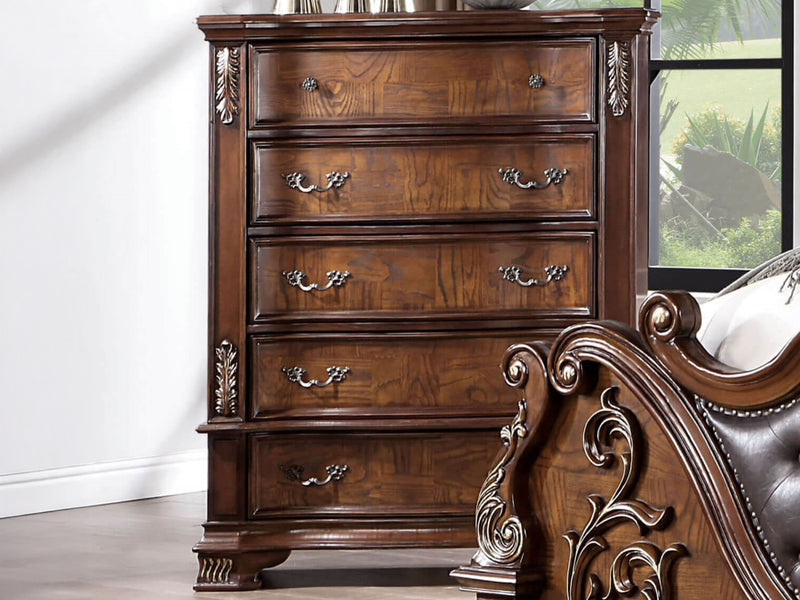 Esparanza 44" Wide 5 Drawer Chest