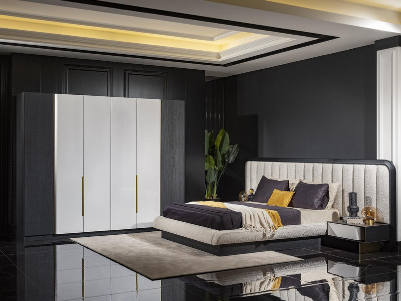 Etro 103" Wide 6 Door Wardrobe