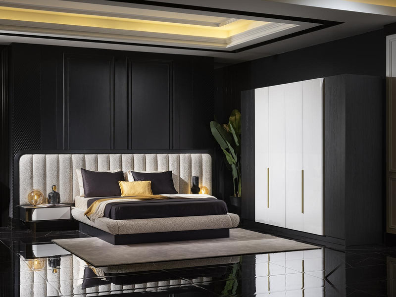 Etro 103" Wide 6 Door Wardrobe