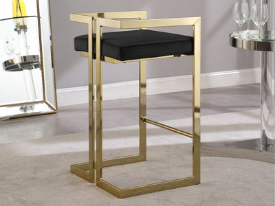 Ezra Velvet Bar Stool (Set of 2)