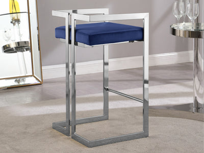 Ezra Velvet Bar Stool (Set of 2)