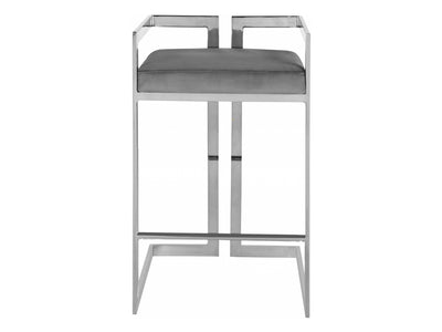 Ezra Velvet Bar Stool (Set of 2)