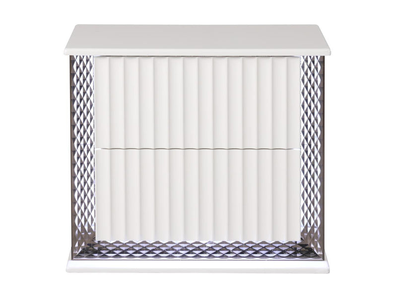 Fabio 24" Tall 2 Drawer Nightstand