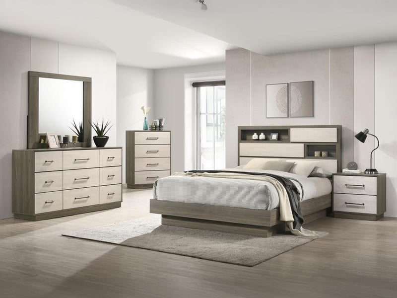 Fenwick 22.7" Tall 2 Drawer Nightstand