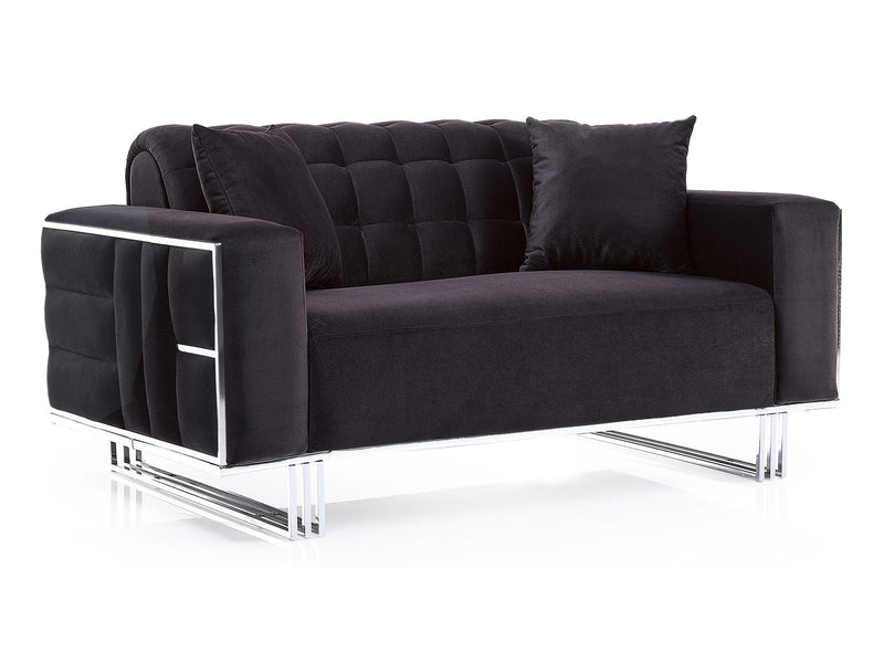 Madrid Fermina 64.1" Wide Extendable Loveseat