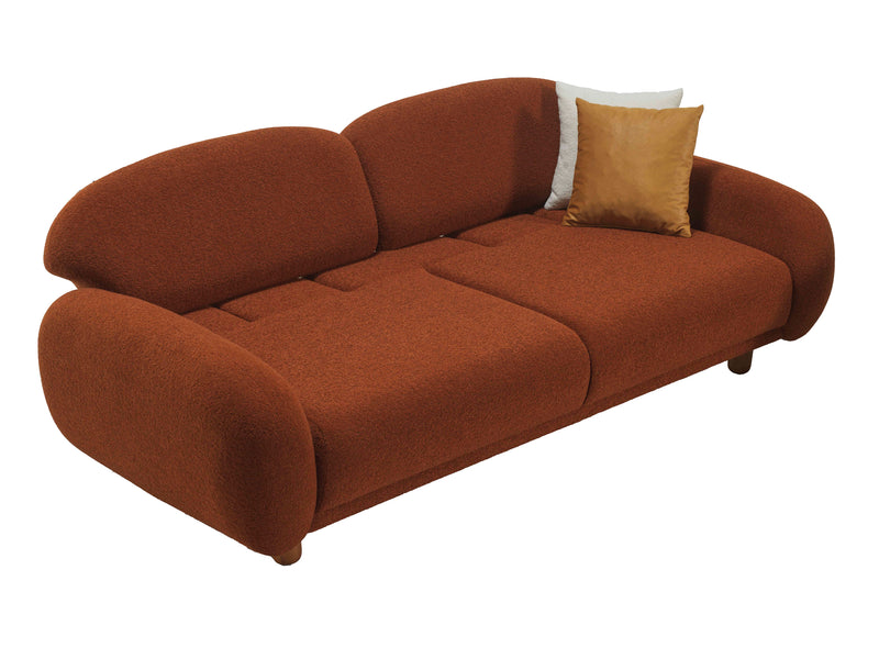 Nova Fermina 91.3" Wide Boucle Extendable Sofa