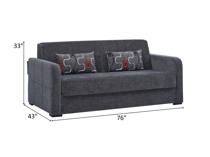 Ferra 76" Wide Convertible Sofa