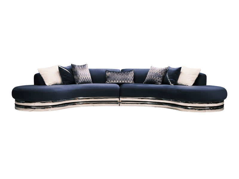 Ferre 157" Wide Oval Sectional