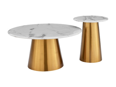 Gilded Coffee Table Set