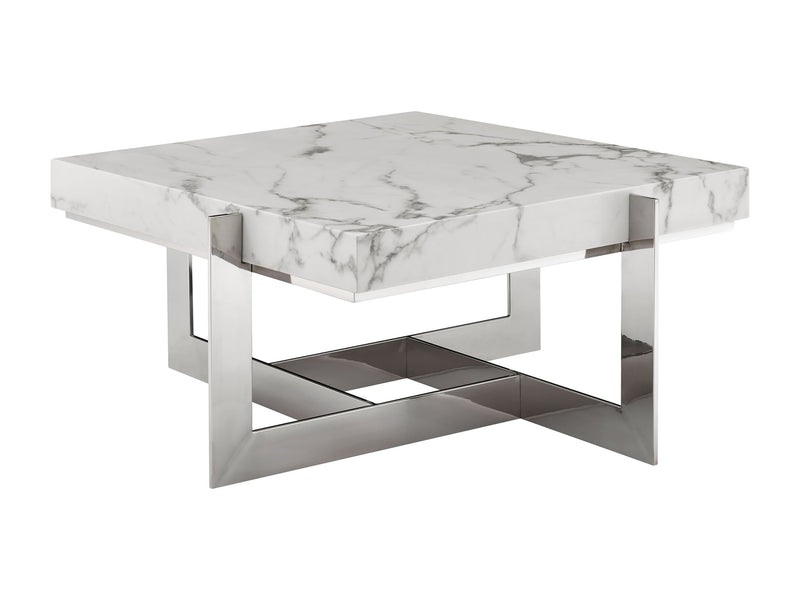 Marmo Finess 39" Wide Coffee Table