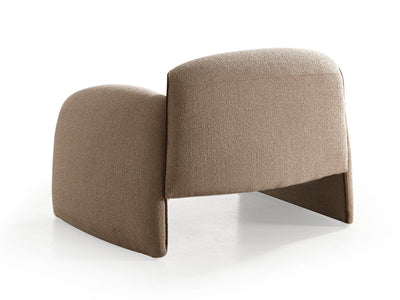 Flore 39" Wide Linen Boucle Fabric Armchair