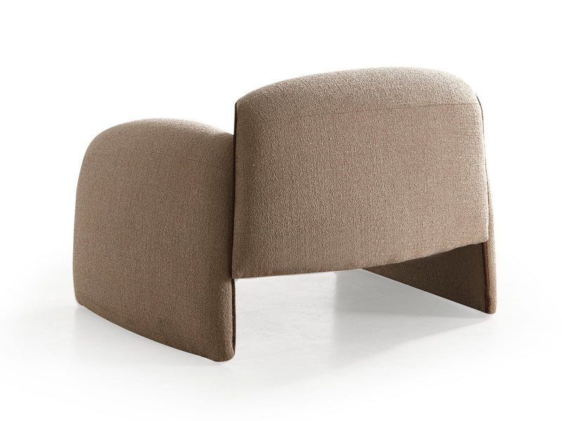 Flore 39" Wide Linen Boucle Fabric Armchair