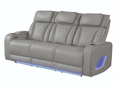Fortuner Leather Recliner Living Room Set