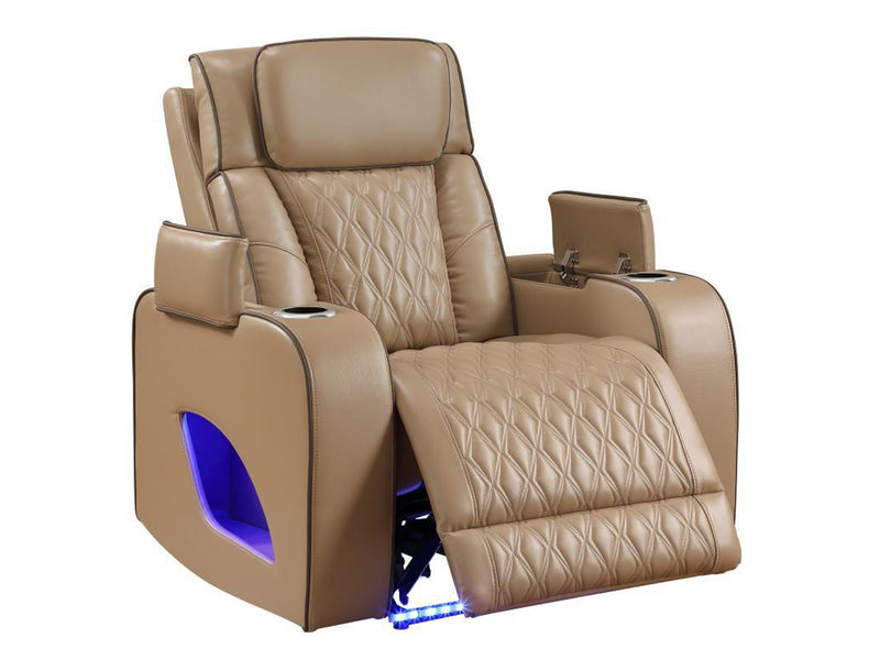 Fortuner 38.5" Wide Leather Recliner Armchair