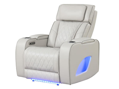 Fortuner 38.5" Wide Leather Recliner Armchair