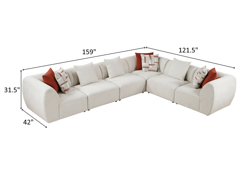 Franz 9669 L Shape Modular Sectional