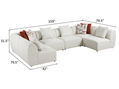 Franz 9669 U Shape Modular Sectional