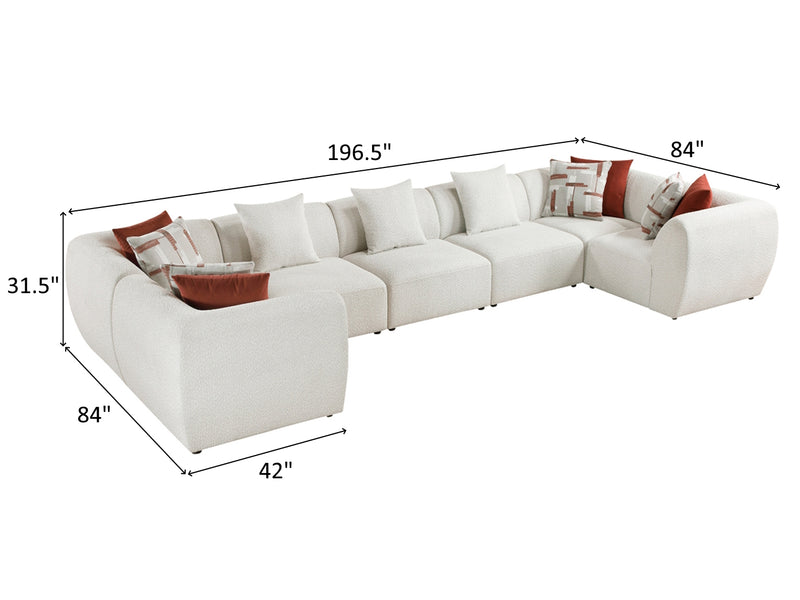 Franz 9669 U Shape Modular Sectional