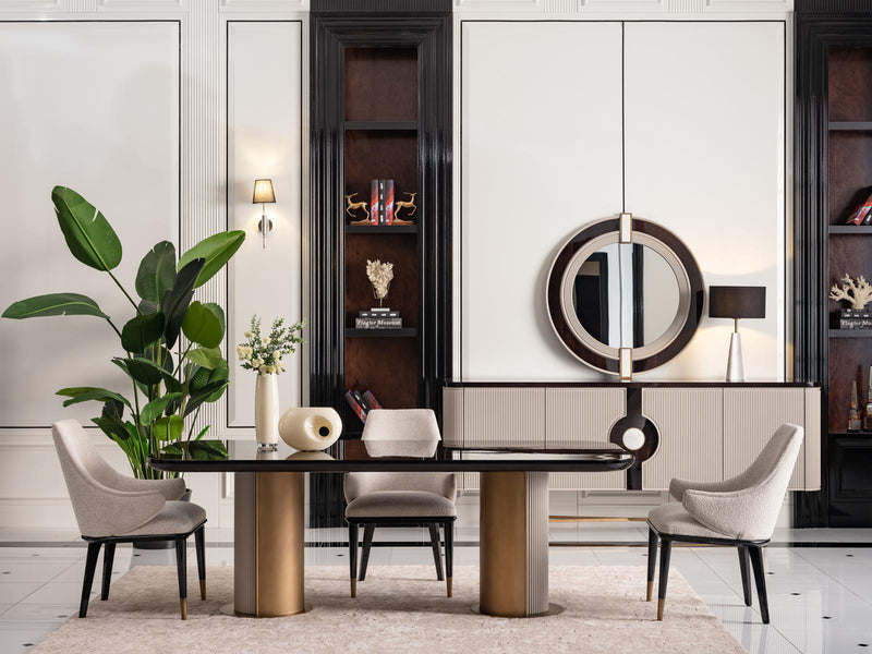 Ecrue 87" Wide 6 Person Dining Table