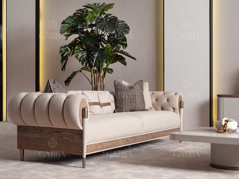 Harmony Gab Tufted Sofa