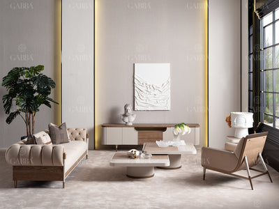 Harmony Gab Tufted Sofa