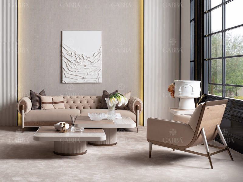 Harmony Gab Tufted Sofa