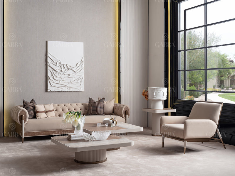 Harmony Gab Tufted Sofa