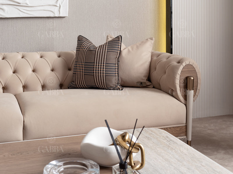 Harmony Gab Tufted Sofa