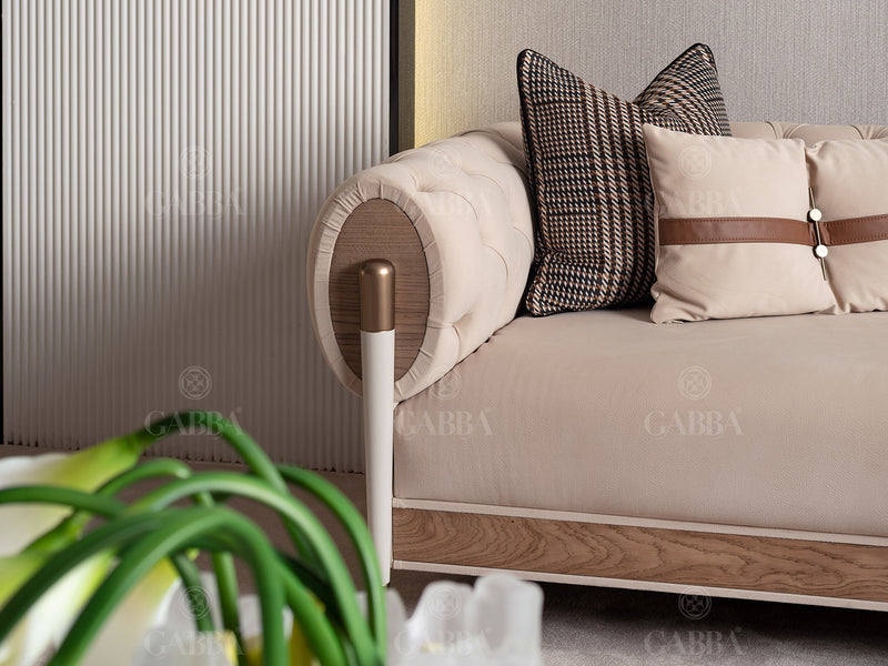 Harmony Gab Tufted Sofa